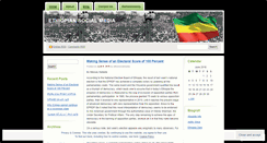 Desktop Screenshot of ethiosocialmedia.wordpress.com