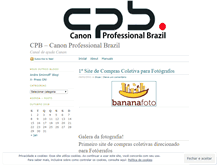 Tablet Screenshot of canonprofessionalbrazil.wordpress.com