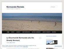 Tablet Screenshot of normandierentals.wordpress.com