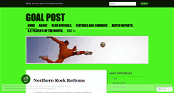Desktop Screenshot of goalpost.wordpress.com