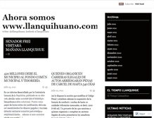 Tablet Screenshot of elllanquihuano.wordpress.com