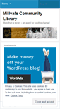 Mobile Screenshot of millvalelibrary.wordpress.com