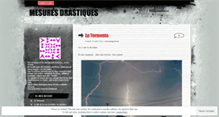 Desktop Screenshot of mesuresdrastiques.wordpress.com