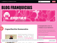 Tablet Screenshot of erotikafranquicias.wordpress.com