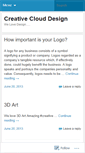 Mobile Screenshot of creativeclouddesign.wordpress.com