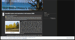 Desktop Screenshot of hotbikinipress.wordpress.com