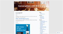 Desktop Screenshot of britandgrit.wordpress.com