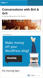 Mobile Screenshot of britandgrit.wordpress.com