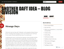Tablet Screenshot of anotherdaftidea.wordpress.com