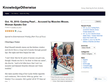 Tablet Screenshot of knowledgeotherwise.wordpress.com