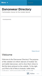 Mobile Screenshot of danceweardirectory.wordpress.com