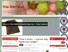 Tablet Screenshot of itzaspectrum.wordpress.com