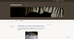 Desktop Screenshot of darkspanartist.wordpress.com