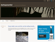 Tablet Screenshot of darkspanartist.wordpress.com