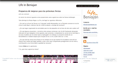 Desktop Screenshot of lifeinbeniajan.wordpress.com