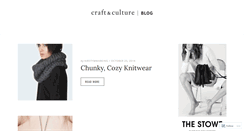 Desktop Screenshot of craftandculture.wordpress.com