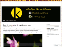 Tablet Screenshot of karenmanica.wordpress.com
