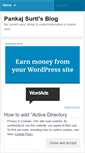 Mobile Screenshot of pankajsurti.wordpress.com