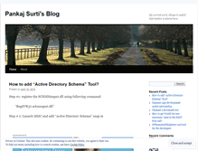 Tablet Screenshot of pankajsurti.wordpress.com