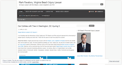 Desktop Screenshot of markfavaloroinjurylawyer.wordpress.com
