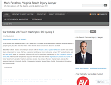 Tablet Screenshot of markfavaloroinjurylawyer.wordpress.com