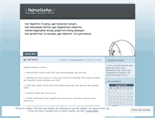 Tablet Screenshot of najmunsuraya.wordpress.com