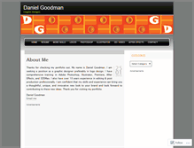 Tablet Screenshot of danielgoodmangraphicdesigns.wordpress.com