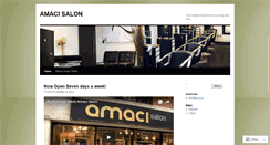 Desktop Screenshot of amacisalon.wordpress.com