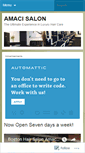 Mobile Screenshot of amacisalon.wordpress.com