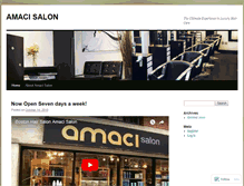 Tablet Screenshot of amacisalon.wordpress.com