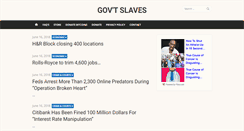 Desktop Screenshot of govtslaves.wordpress.com