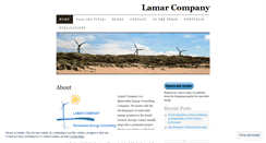 Desktop Screenshot of lamarcompany.wordpress.com