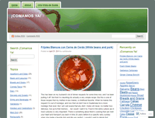 Tablet Screenshot of comamosya.wordpress.com