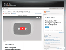 Tablet Screenshot of beleshfilm.wordpress.com