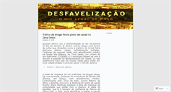 Desktop Screenshot of desfavelizacao.wordpress.com