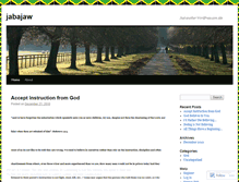 Tablet Screenshot of jabajaw.wordpress.com