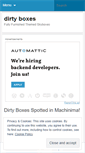 Mobile Screenshot of dirtyboxes.wordpress.com