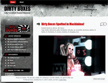 Tablet Screenshot of dirtyboxes.wordpress.com