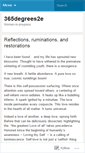 Mobile Screenshot of 365degrees2e.wordpress.com