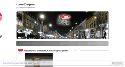 Desktop Screenshot of ilovezrenjanin.wordpress.com
