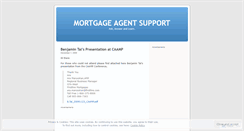 Desktop Screenshot of mortgagesupport.wordpress.com