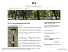 Tablet Screenshot of ifsblog.wordpress.com