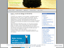 Tablet Screenshot of ecopedagogia.wordpress.com