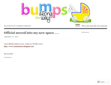 Tablet Screenshot of bumpsalongtheway.wordpress.com