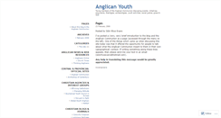 Desktop Screenshot of anglicanyouth.wordpress.com