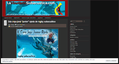 Desktop Screenshot of lavinotintosubacuatica.wordpress.com