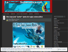 Tablet Screenshot of lavinotintosubacuatica.wordpress.com