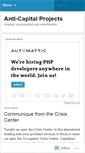 Mobile Screenshot of anticapitalprojects.wordpress.com