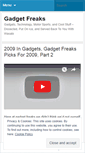 Mobile Screenshot of gadgetfreaks.wordpress.com