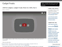 Tablet Screenshot of gadgetfreaks.wordpress.com